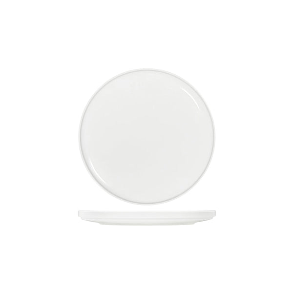 91087 Tablekraft Core White Round Walled Plate 270mm Globe Importers Adelaide Hospitality Supplies