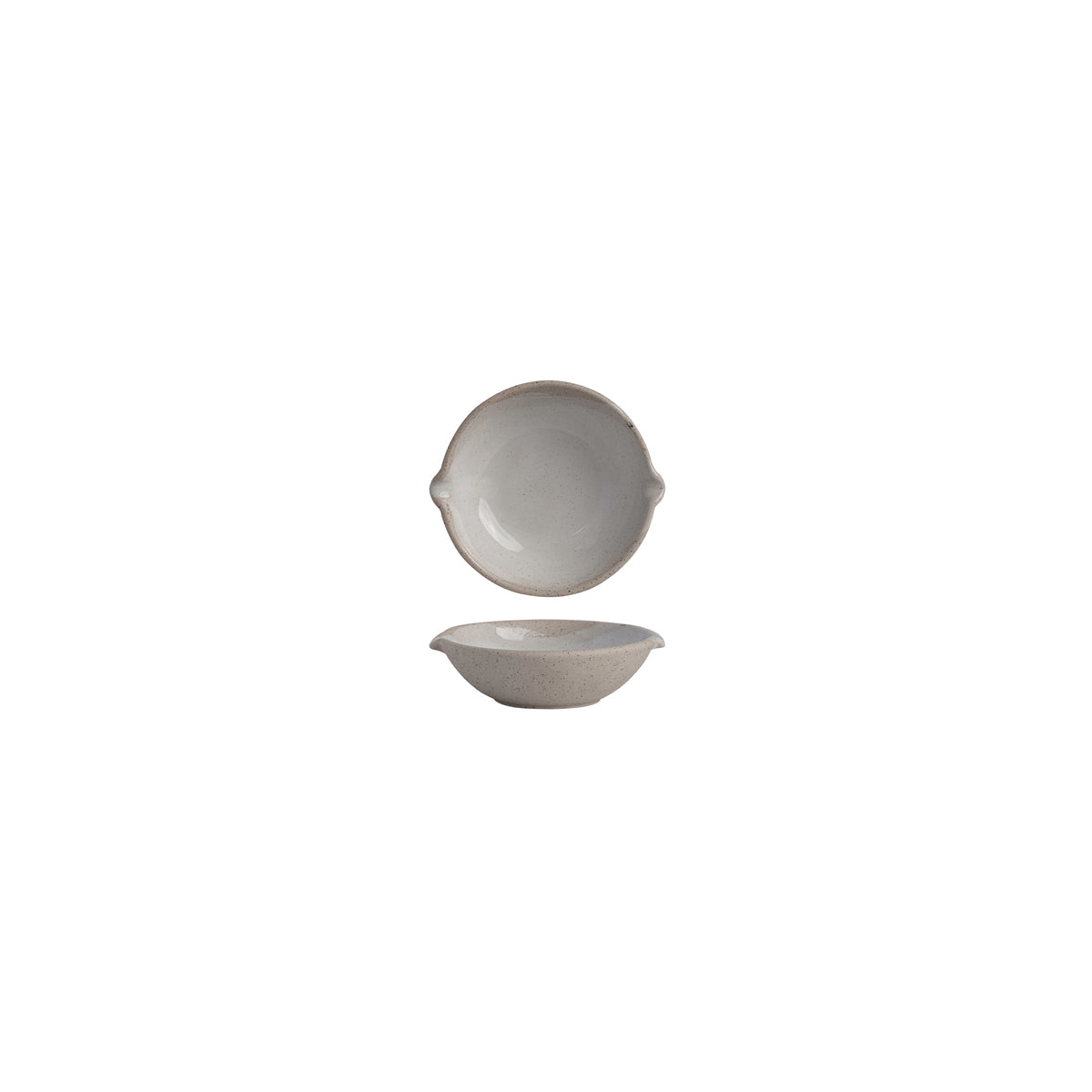 POTTR Gembrook White Dish with Double Spout 110x100x31mm / 100ml