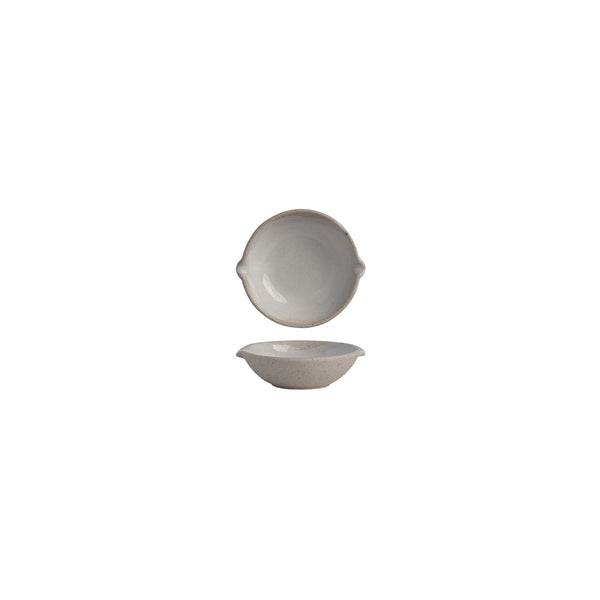 POTTR Gembrook White Dish with Double Spout 110x100x31mm / 100ml