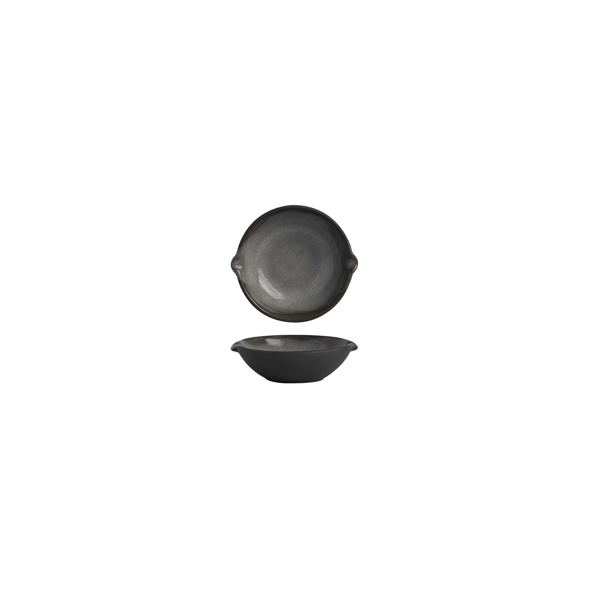 POTTR Gembrook Grey Dish with Double Spout 110x100x31mm / 100ml