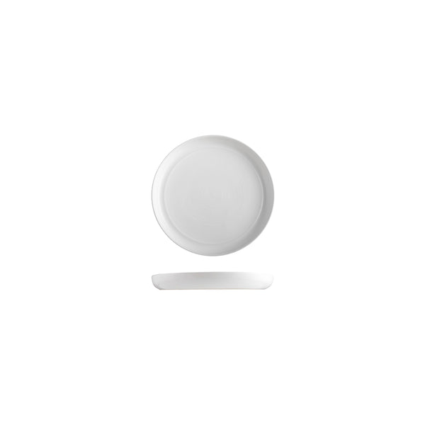 9205215 Pottr Butler White Round Stackable Plate 150mm Globe Importers Adelaide Hospitality Supplies