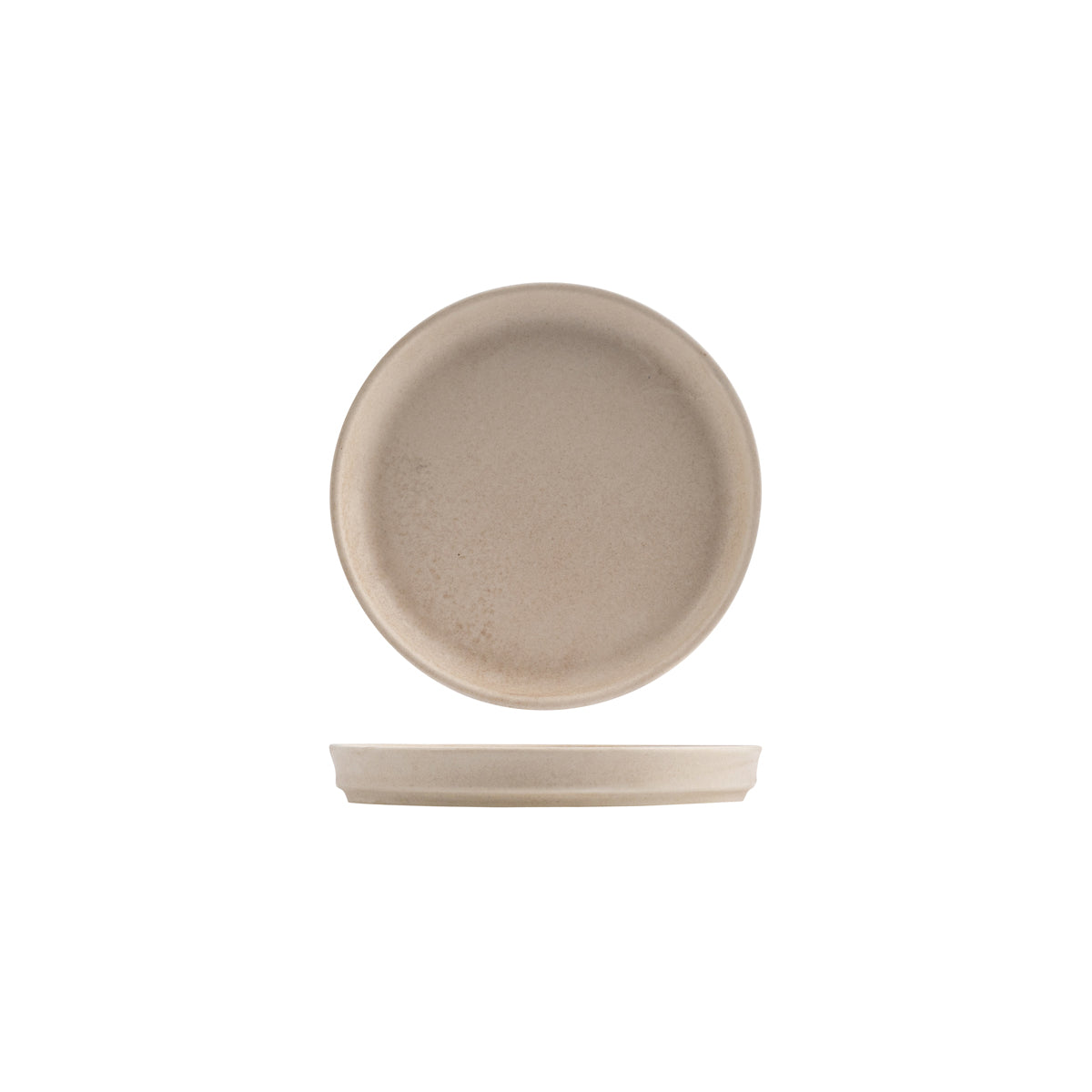 72.923105 NMC Parade Marshmellow Round Walled Plate 175x22mm Globe Importers Adelaide Hospitality Supplies