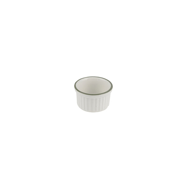 72.924002 NMC Homestead Olive Ribbed Ramekin 60x35mm / 50ml Globe Importers Adelaide Hospitality Supplies