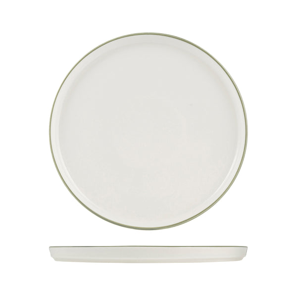 72.924008 NMC Homestead Olive Round Walled Plate 300x22mm Globe Importers Adelaide Hospitality Supplies