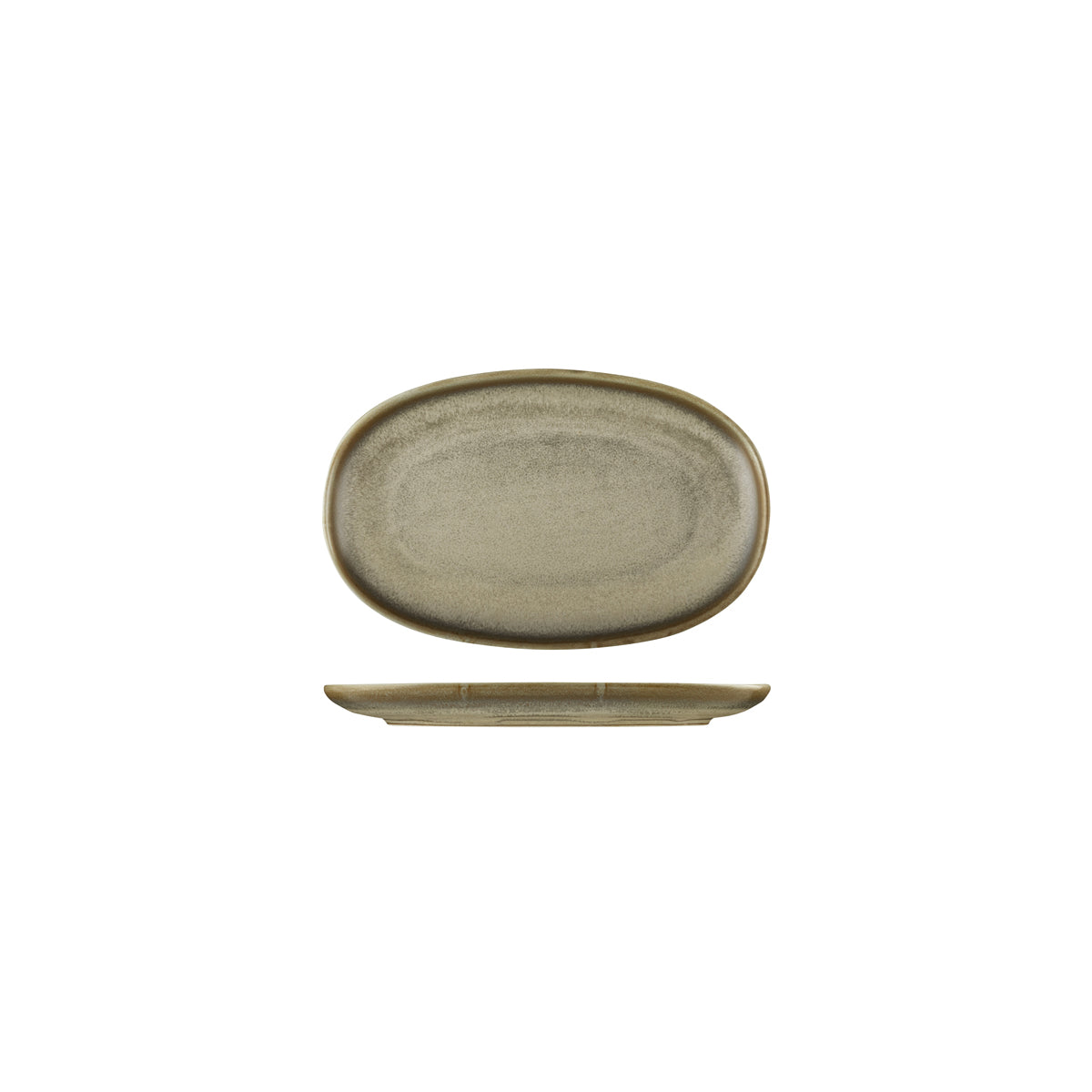 72.926040 Moda Porcelain Chic Oval Coupe Plate 200x130mm Globe Importers Adelaide Hospitality Supplies