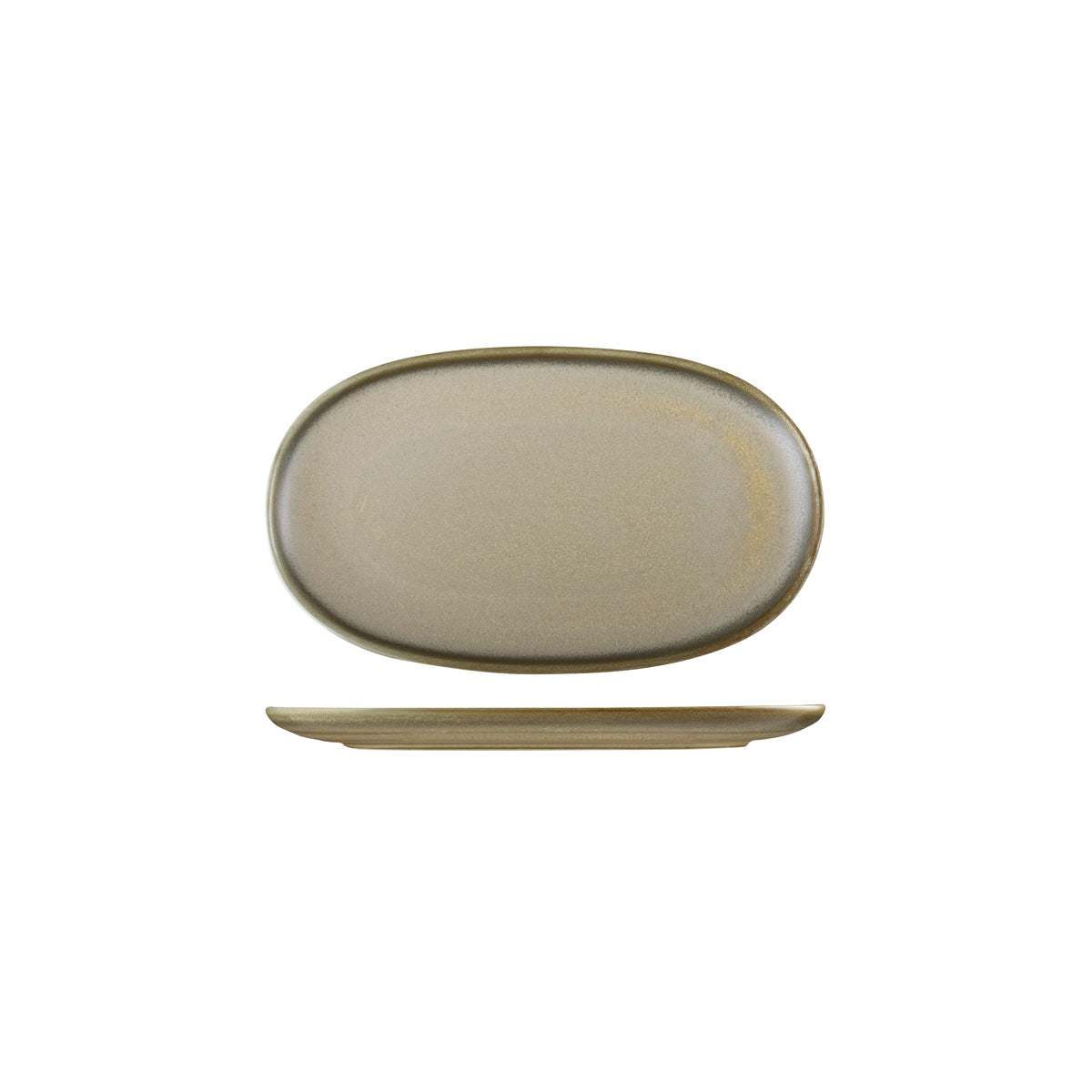 72.926041 Moda Porcelain Chic Oval Coupe Plate 250x150mm Globe Importers Adelaide Hospitality Supplies