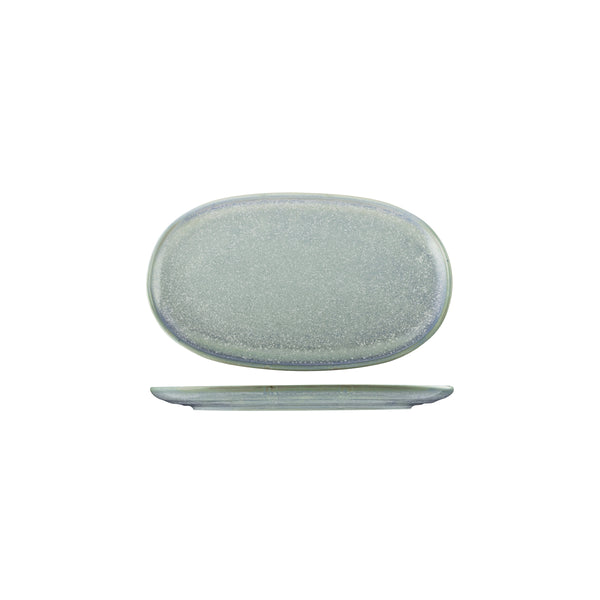 72.926241 Moda Porcelain Cloud Oval Coupe Plate 250x150mm Globe Importers Adelaide Hospitality Supplies