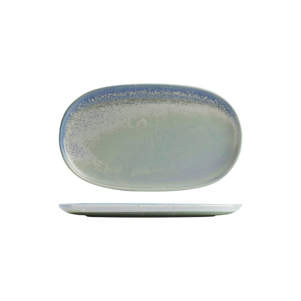 72.926242 Moda Porcelain Cloud Oval Coupe Plate 305x180mm Globe Importers Adelaide Hospitality Supplies