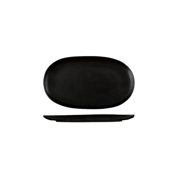 72.926341 Moda Porcelain Earth Oval Coupe Plate 250x150mm Globe Importers Adelaide Hospitality Supplies