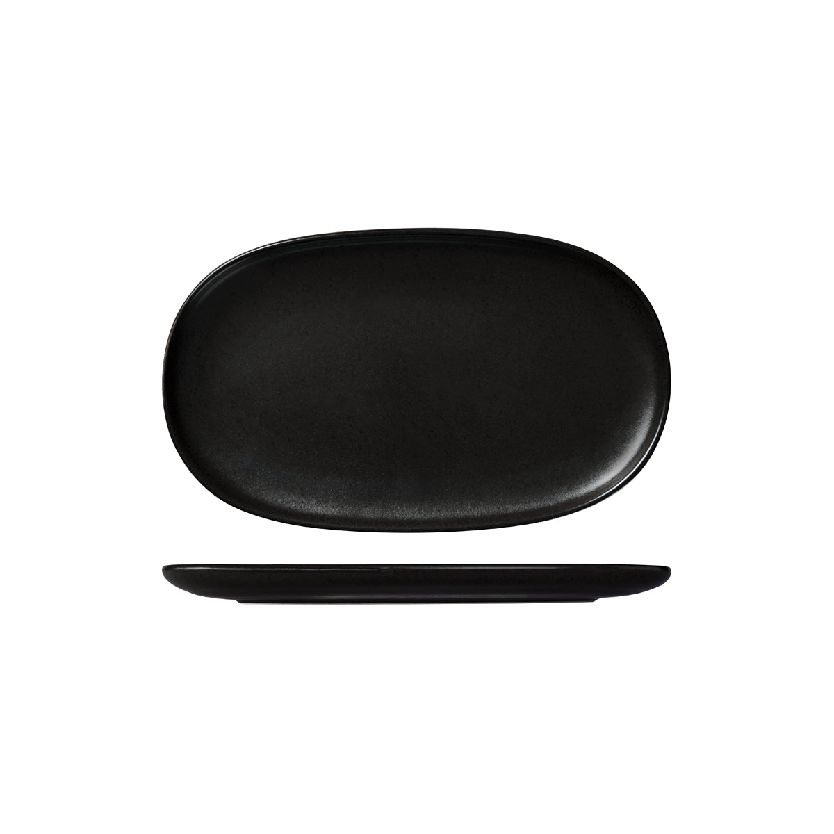 72.926342 Moda Porcelain Earth Oval Coupe Plate 305x180mm Globe Importers Adelaide Hospitality Supplies