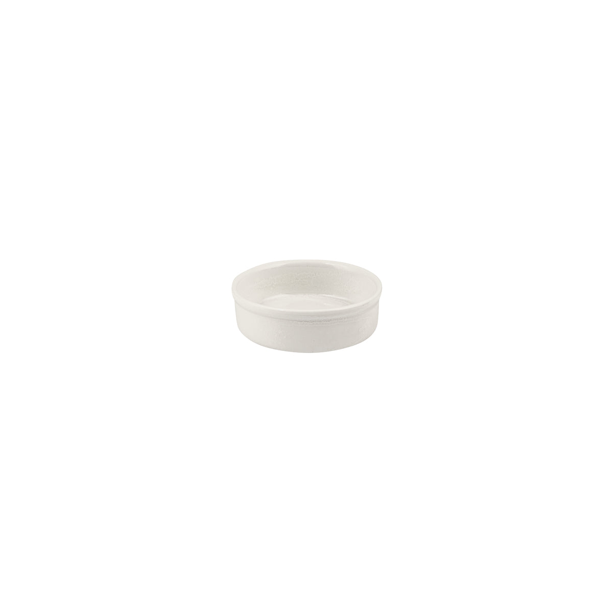 72.926502 Moda Porcelain Snow Tapas Dish 100x32mm / 140ml Globe Importers Adelaide Hospitality Supplies