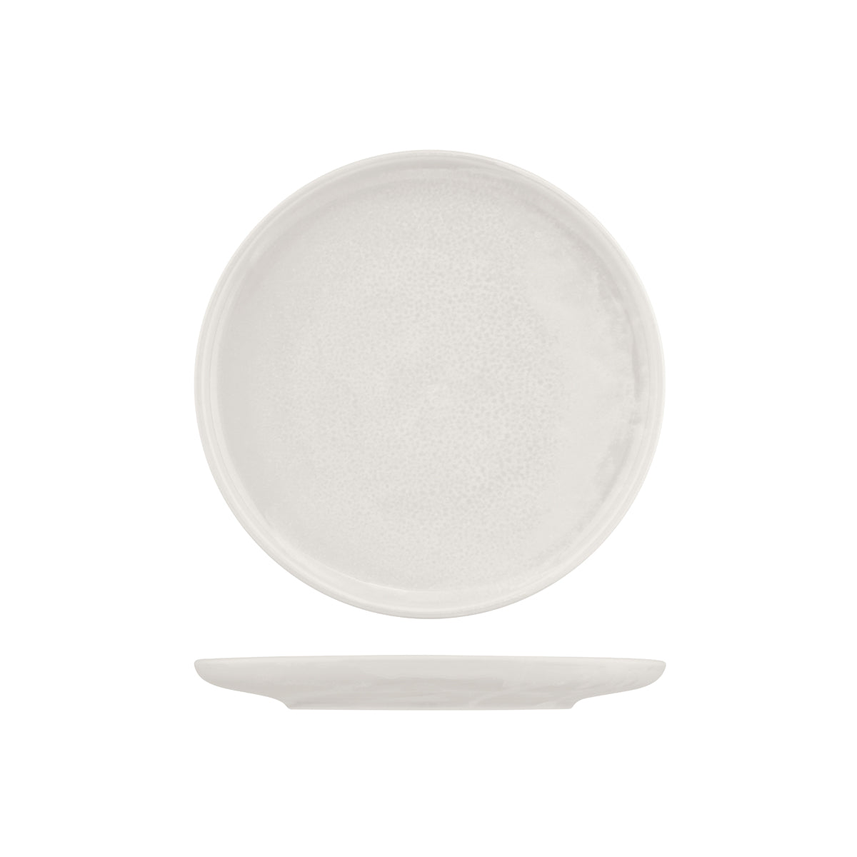 72.926510 Moda Porcelain Snow Round Coupe Plate 260mm Globe Importers Adelaide Hospitality Supplies