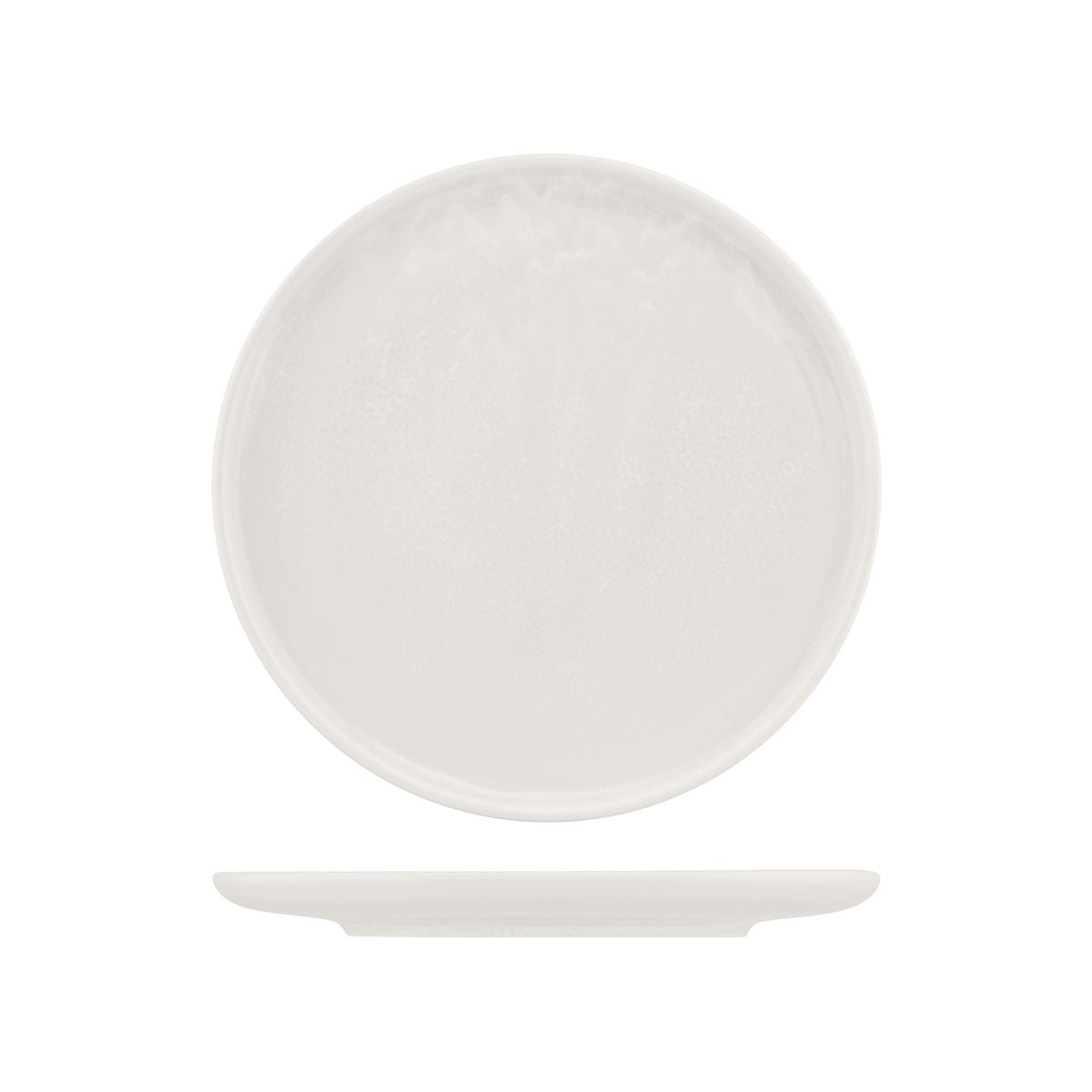 72.926511 Moda Porcelain Snow Round Coupe Plate 290mm Globe Importers Adelaide Hospitality Supplies