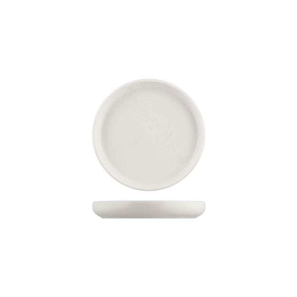 72.926519 Moda Porcelain Snow Stackable Round Plate 182x28mm Globe Importers Adelaide Hospitality Supplies