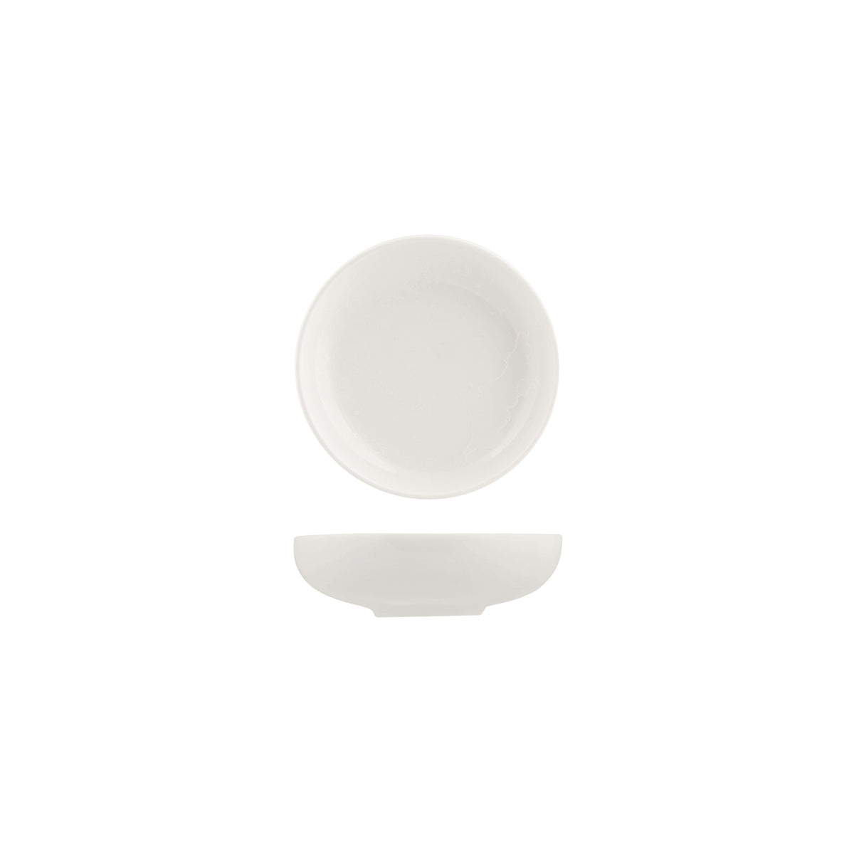 72.926556 Moda Porcelain Snow Round Share Bowl 150x40mm / 380ml Globe Importers Adelaide Hospitality Supplies