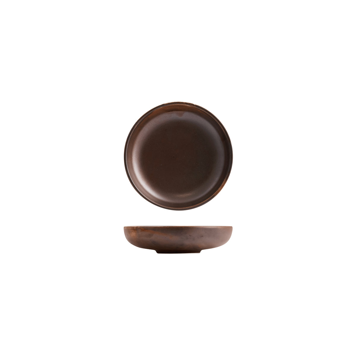 72.926656 Moda Porcelain Rust Round Share Bowl 150x40mm / 380ml Globe Importers Adelaide Hospitality Supplies