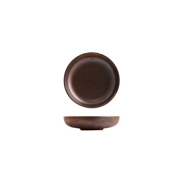 72.926656 Moda Porcelain Rust Round Share Bowl 150x40mm / 380ml Globe Importers Adelaide Hospitality Supplies
