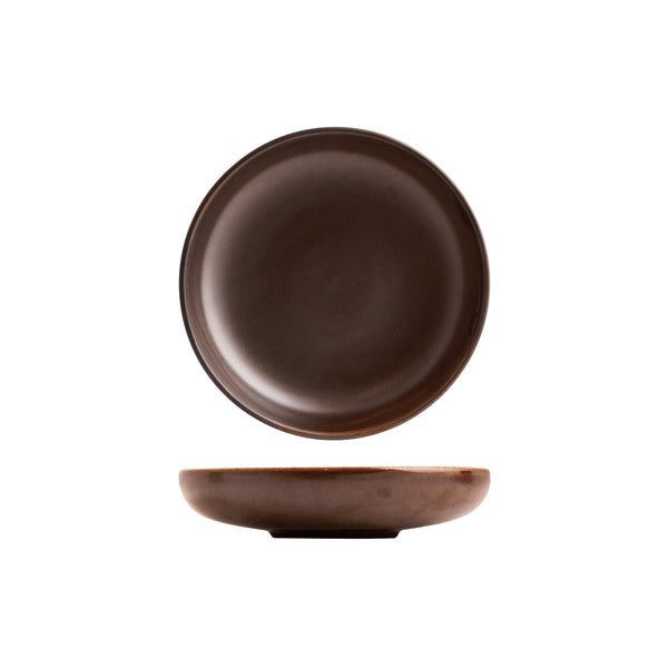 72.926657 Moda Porcelain Rust Round Share Bowl 200x55mm / 900ml Globe Importers Adelaide Hospitality Supplies