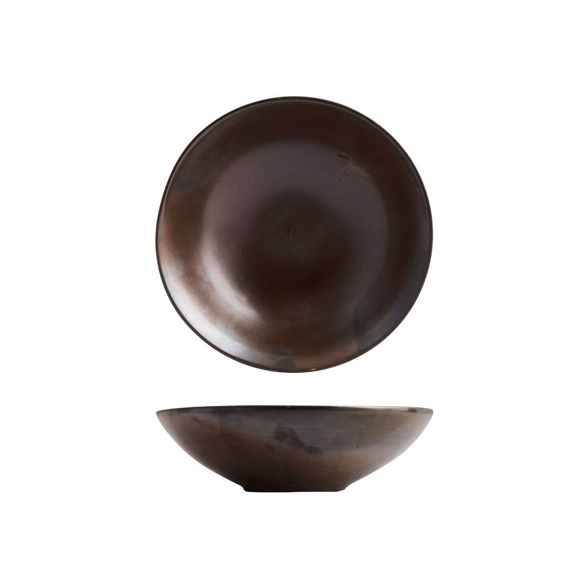 72.926679 Moda Porcelain Rust Round Deep Bowl 230mm / 1250ml Globe Importers Adelaide Hospitality Supplies