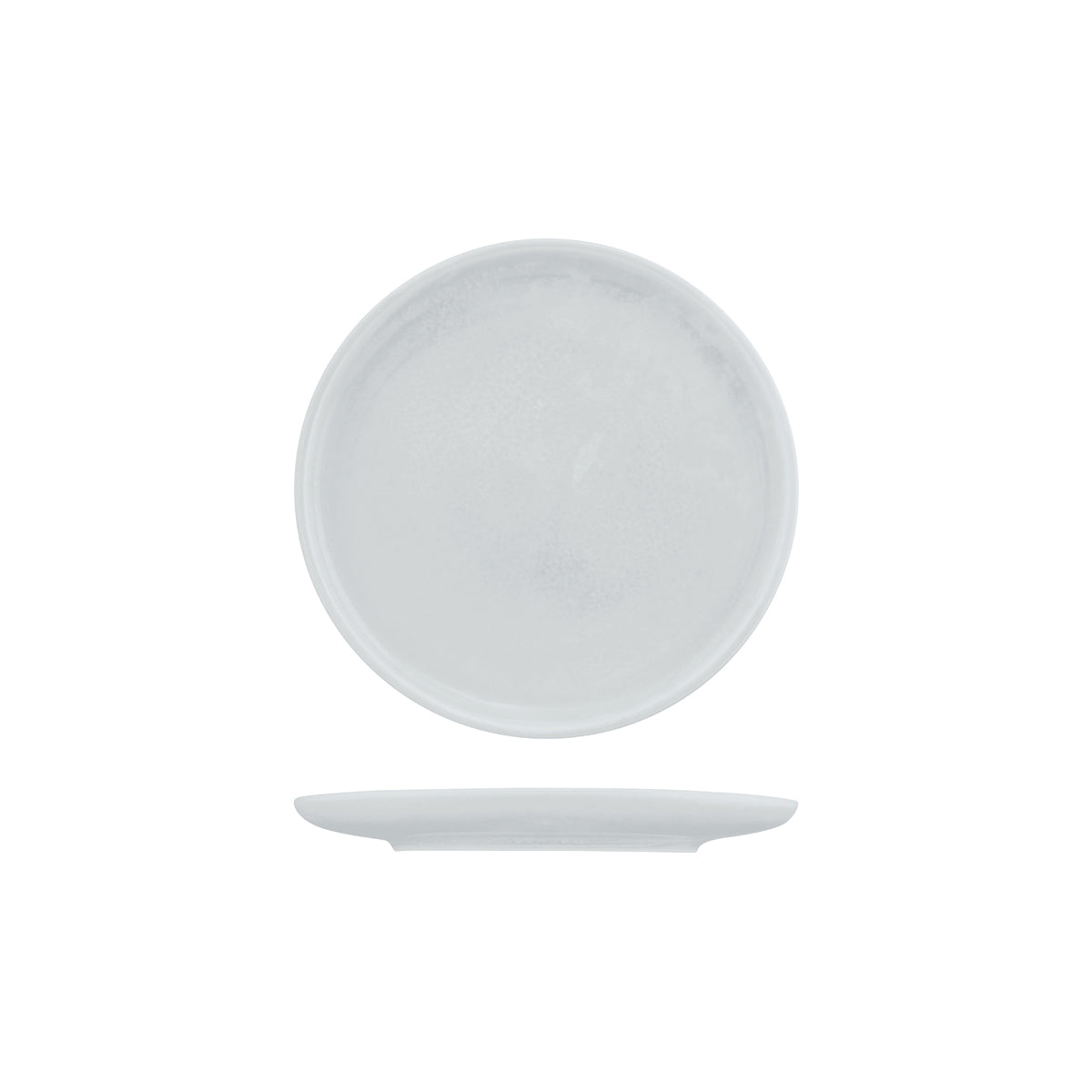 72.926708 Moda Porcelain Willow Round Coupe Plate 200mm Globe Importers Adelaide Hospitality Supplies