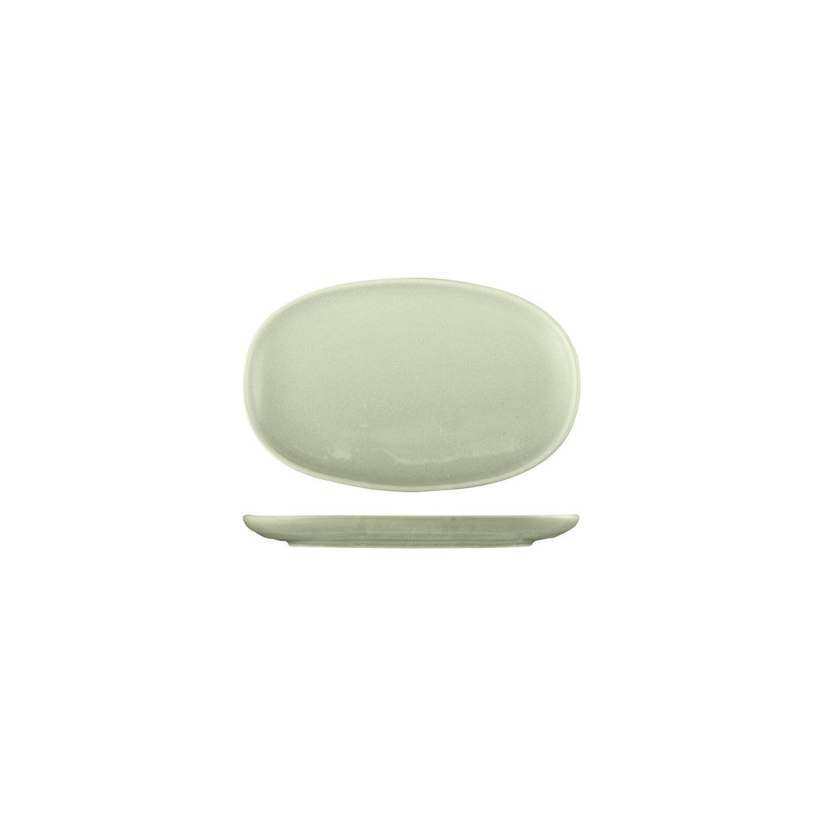 72.926940 Moda Porcelain Lush Oval Coupe Plate 200x130mm Globe Importers Adelaide Hospitality Supplies