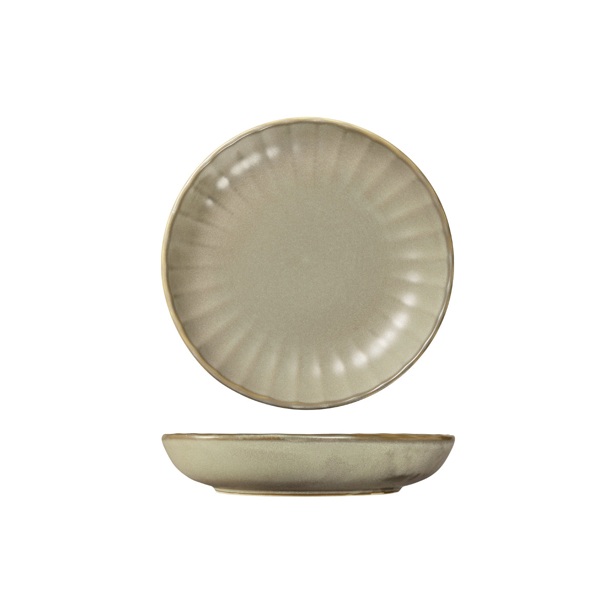 72.927072 Moda Porcelain Chic Scalloped Share Bowl 230x44mm / 1150ml Globe Importers Adelaide Hospitality Supplies