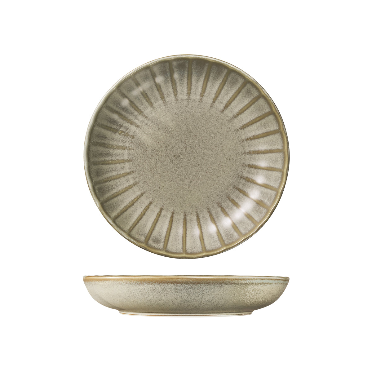 72.927073 Moda Porcelain Chic Scalloped Share Bowl 260x47mm / 1300ml Globe Importers Adelaide Hospitality Supplies