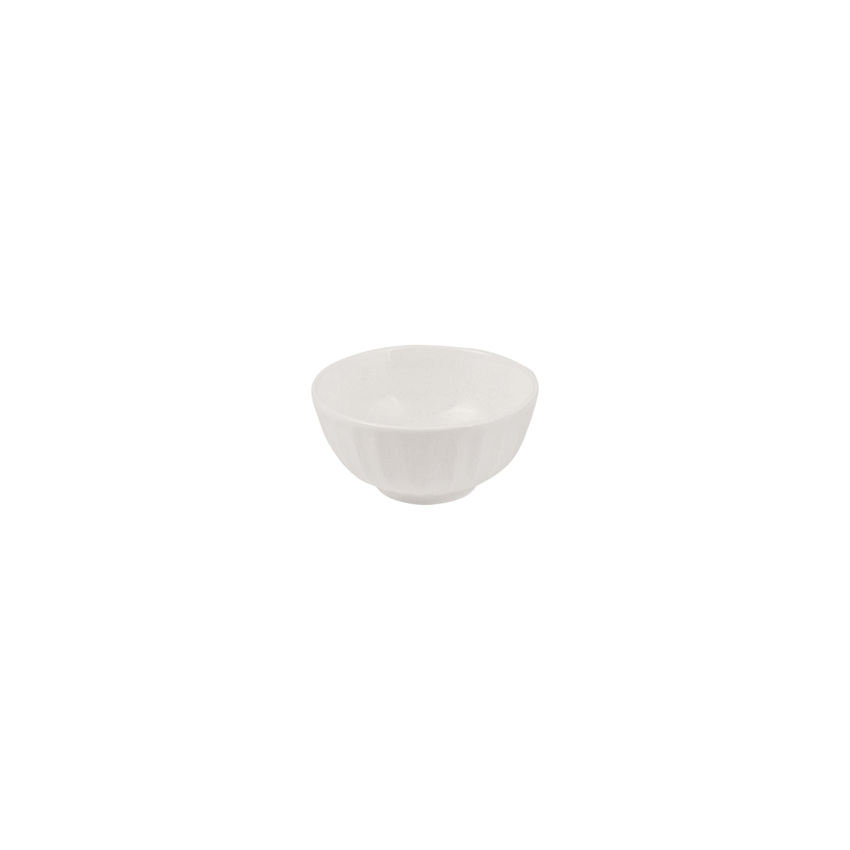 72.927276 Moda Porcelain Snow Scalloped Round Bowl 115x60mm / 275ml Globe Importers Adelaide Hospitality Supplies