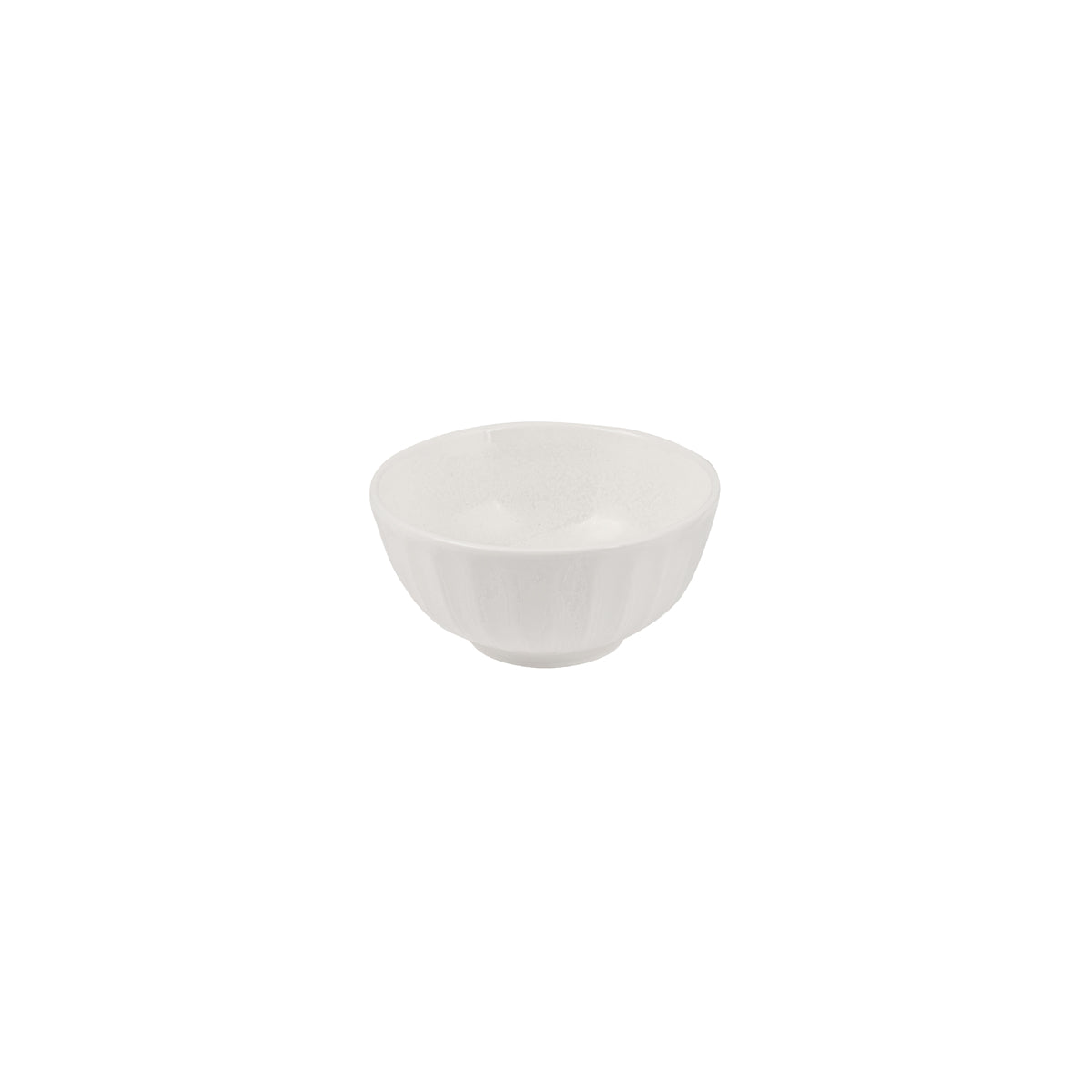 72.927277 Moda Porcelain Snow Scalloped Round Bowl 140x70mm / 490ml Globe Importers Adelaide Hospitality Supplies