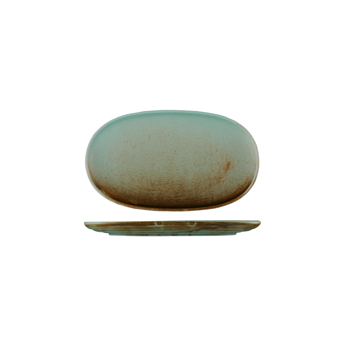 72.929341 Moda Porcelain Nourish Oval Coupe Plate 250x150mm Globe Importers Adelaide Hospitality Supplies
