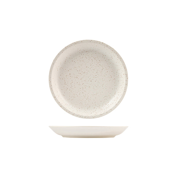 94265-S Luzerne Dune Shell Round Plate 173mm Globe Importers Adelaide Hospitality Supplies