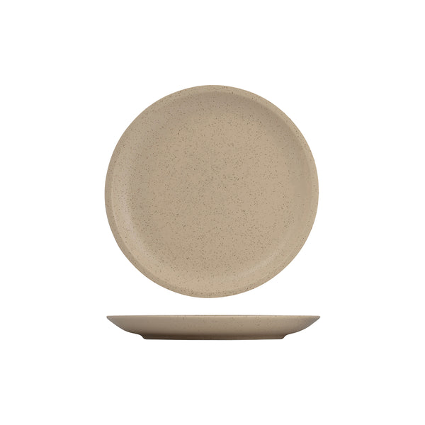 94266-C Luzerne Dune Clay Round Plate 214mm Globe Importers Adelaide Hospitality Supplies
