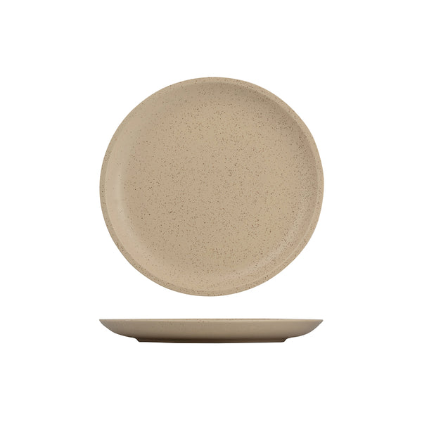 94267-C Luzerne Dune Clay Round Plate 231mm Globe Importers Adelaide Hospitality Supplies