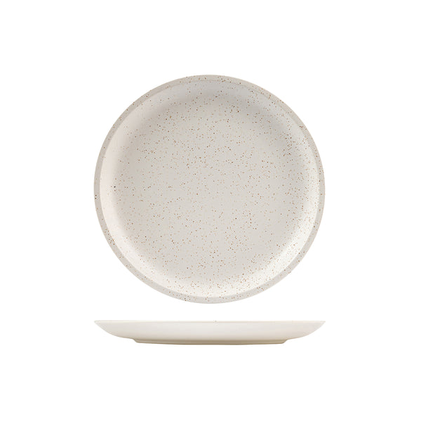 94267-S Luzerne Dune Shell Round Plate 231mm Globe Importers Adelaide Hospitality Supplies