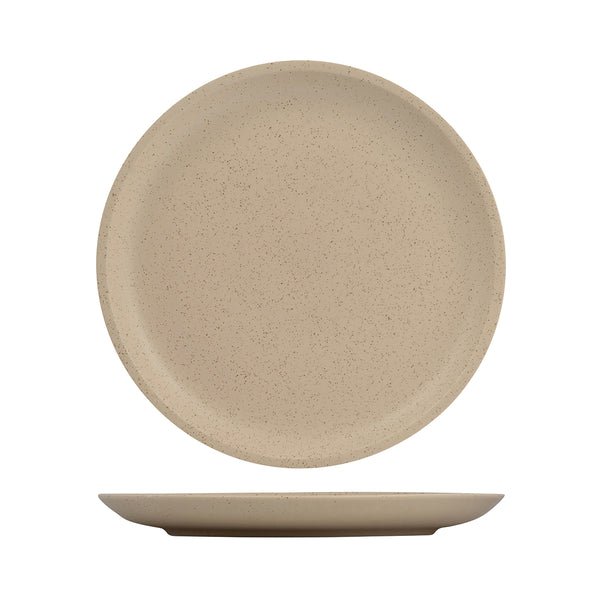 94268-C Luzerne Dune Clay Round Plate 280mm Globe Importers Adelaide Hospitality Supplies