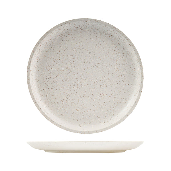 94268-S Luzerne Dune Shell Round Plate 280mm Globe Importers Adelaide Hospitality Supplies