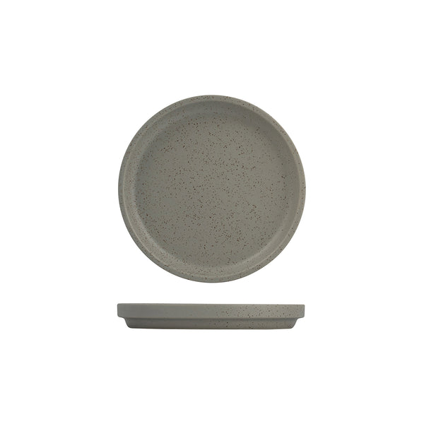 94280-A Luzerne Dune Ash Stackable Plate 160mm Globe Importers Adelaide Hospitality Supplies