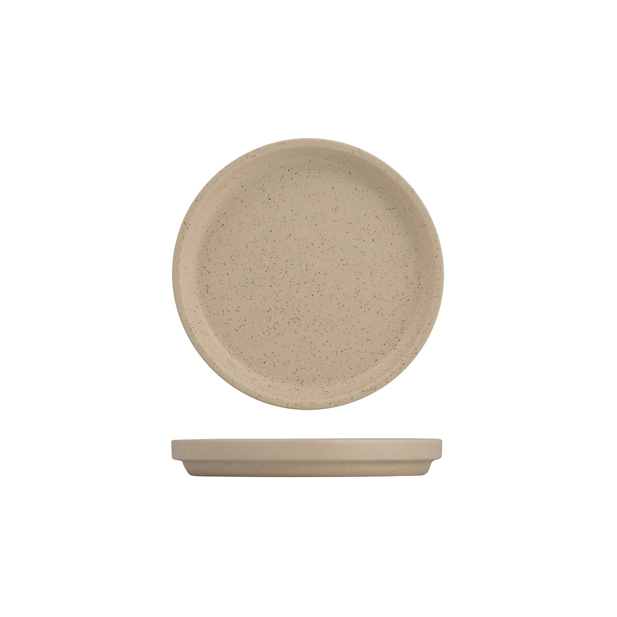94280-C Luzerne Dune Clay Stackable Plate 160mm Globe Importers Adelaide Hospitality Supplies