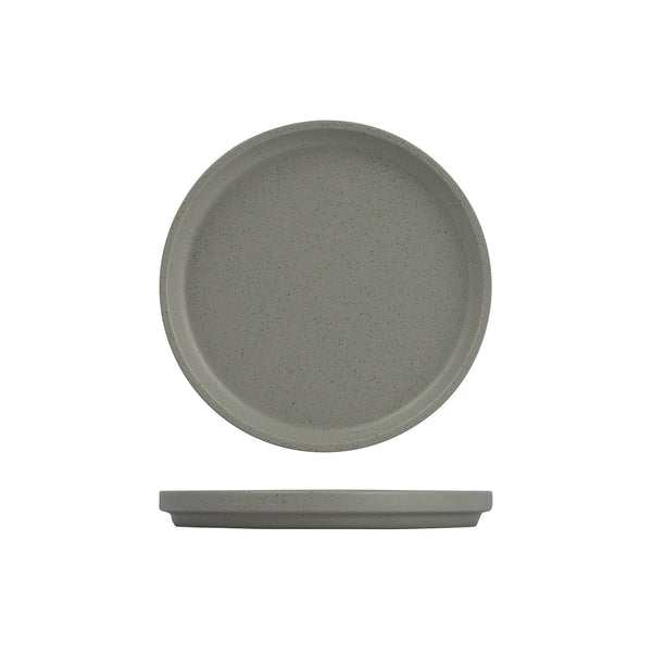 94281-A Luzerne Dune Ash Stackable Plate 200mm Globe Importers Adelaide Hospitality Supplies