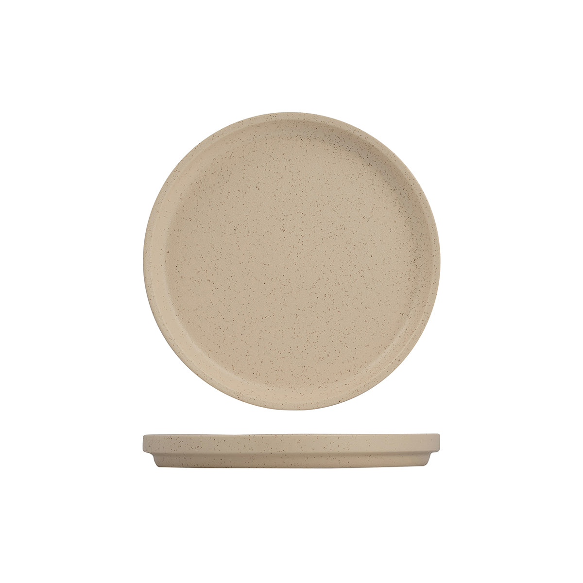 94281-C Luzerne Dune Clay Stackable Plate 200mm Globe Importers Adelaide Hospitality Supplies