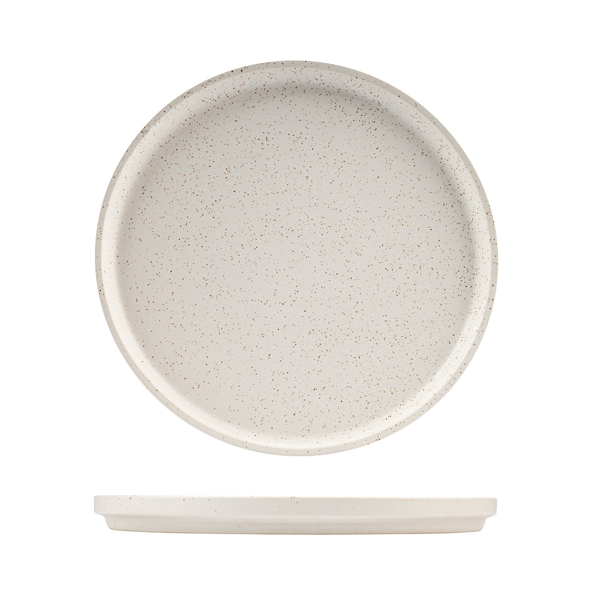 94283-S Luzerne Dune Shell Stackable Plate 270mm Globe Importers Adelaide Hospitality Supplies