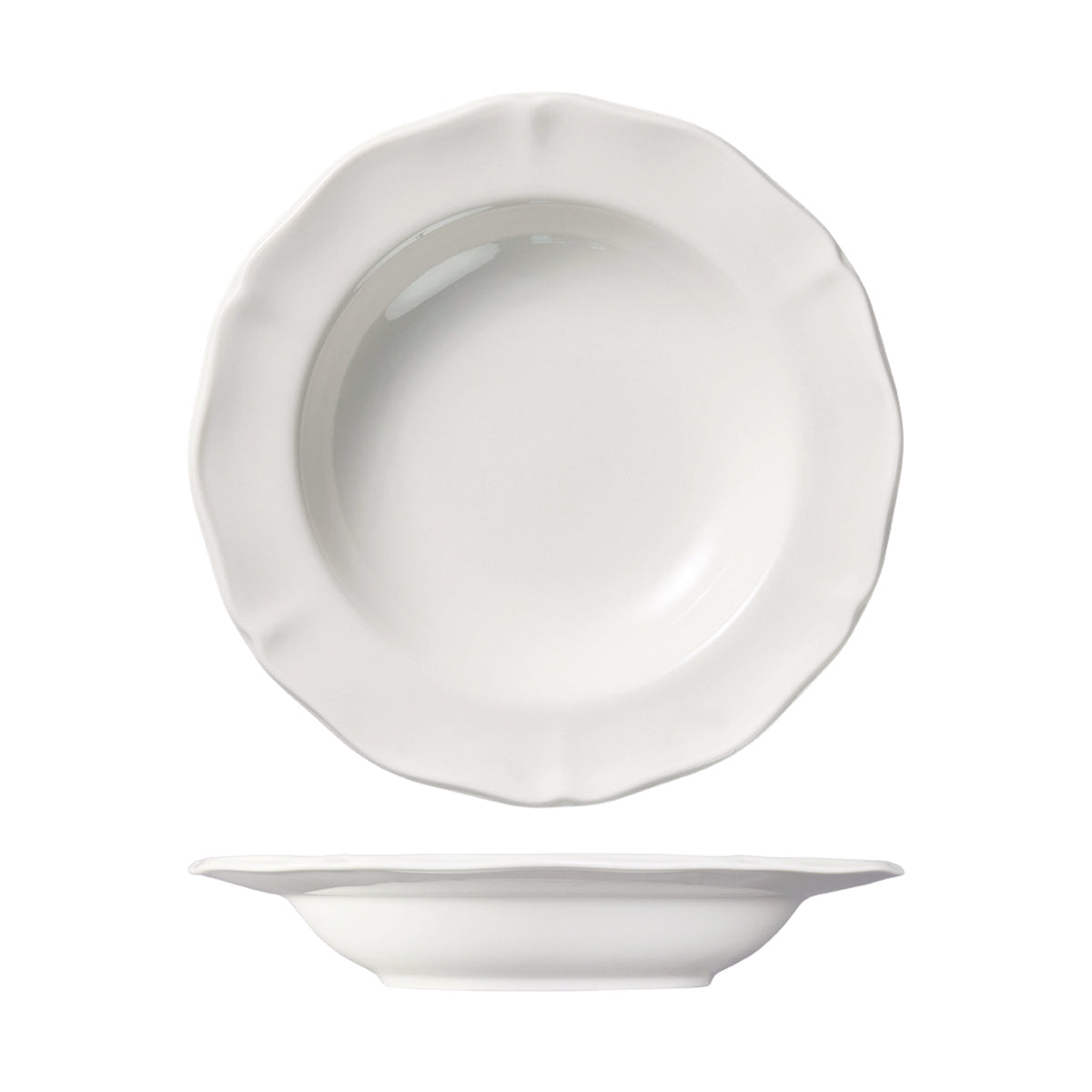  94332 Luzerne Astoria White Soup / Pasta Wide Rim Bowl 265mm / 530ml Globe Importers Adelaide Hopsitality Supplies