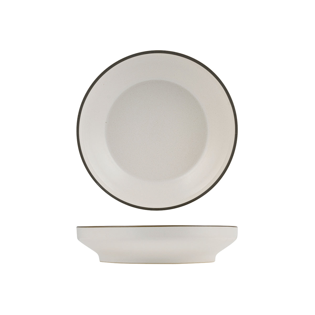 946432 Luzerne Mod Dusted White Share Bowl 228mm / 971ml Globe Importers Adelaide Hospitality Supplies