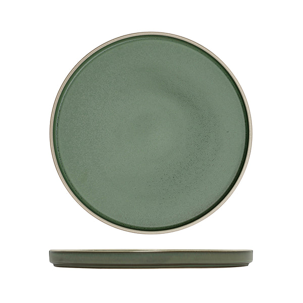 946527 Luzerne Mod Smokey Basil Stackable Plate 270mm Globe Importers Adelaide Hospitality Supplies