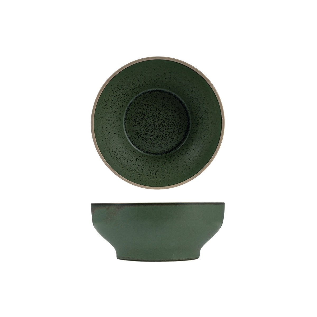 946541 Luzerne Mod Smokey Basil Round Bowl 160x68mm / 630ml Globe Importers Adelaide Hospitality Supplies