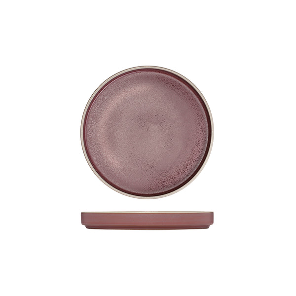 946616 Luzerne Mod Smokey Plum Stackable Plate 160mm Globe Importers Adelaide Hospitality Supplies