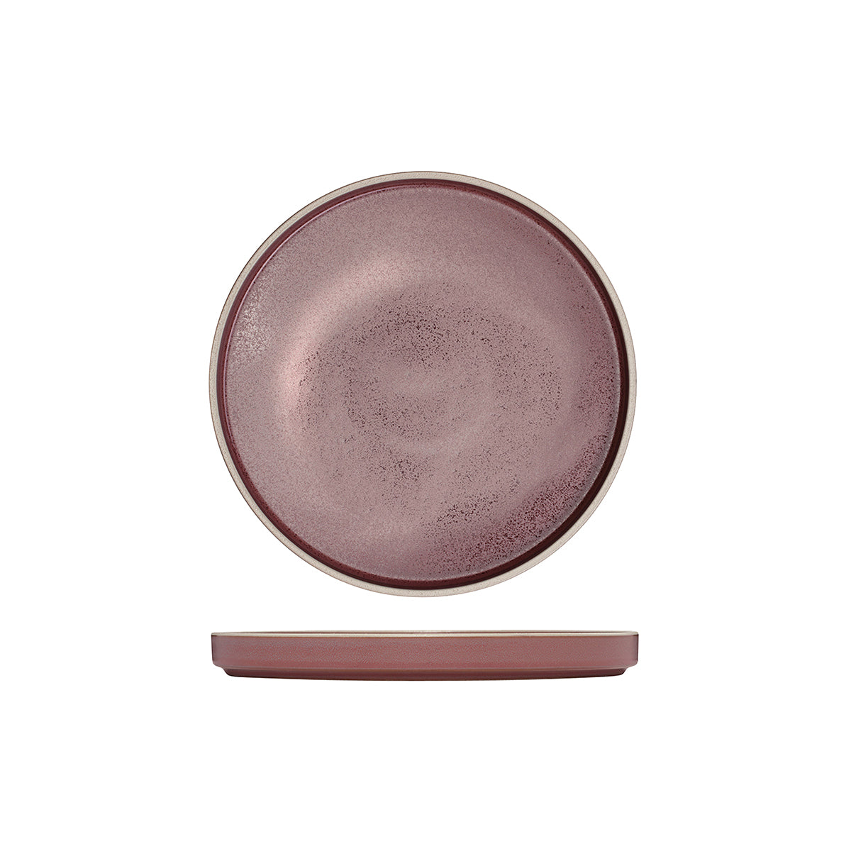 946620 Luzerne Mod Smokey Plum Stackable Plate 200mm Globe Importers Adelaide Hospitality Supplies