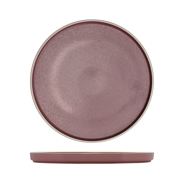 946627 Luzerne Mod Smokey Plum Stackable Plate 270mm Globe Importers Adelaide Hospitality Supplies