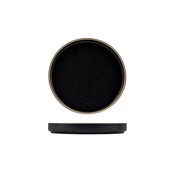 946716 Luzerne Mod Midnight Stackable Plate 160mm Globe Importers Adelaide Hospitality Supplies