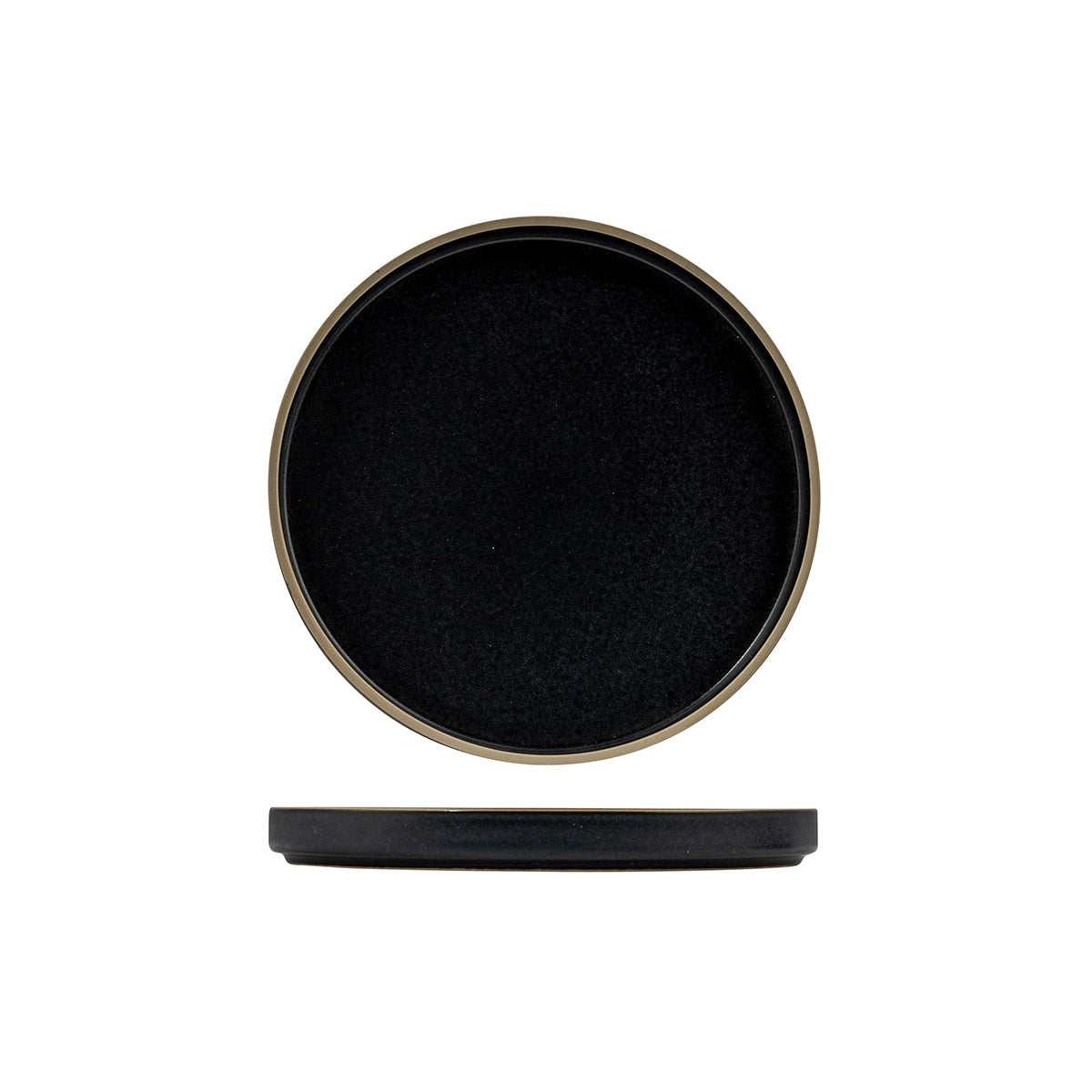 946720 Luzerne Mod Midnight Stackable Plate 200mm Globe Importers Adelaide Hospitality Supplies